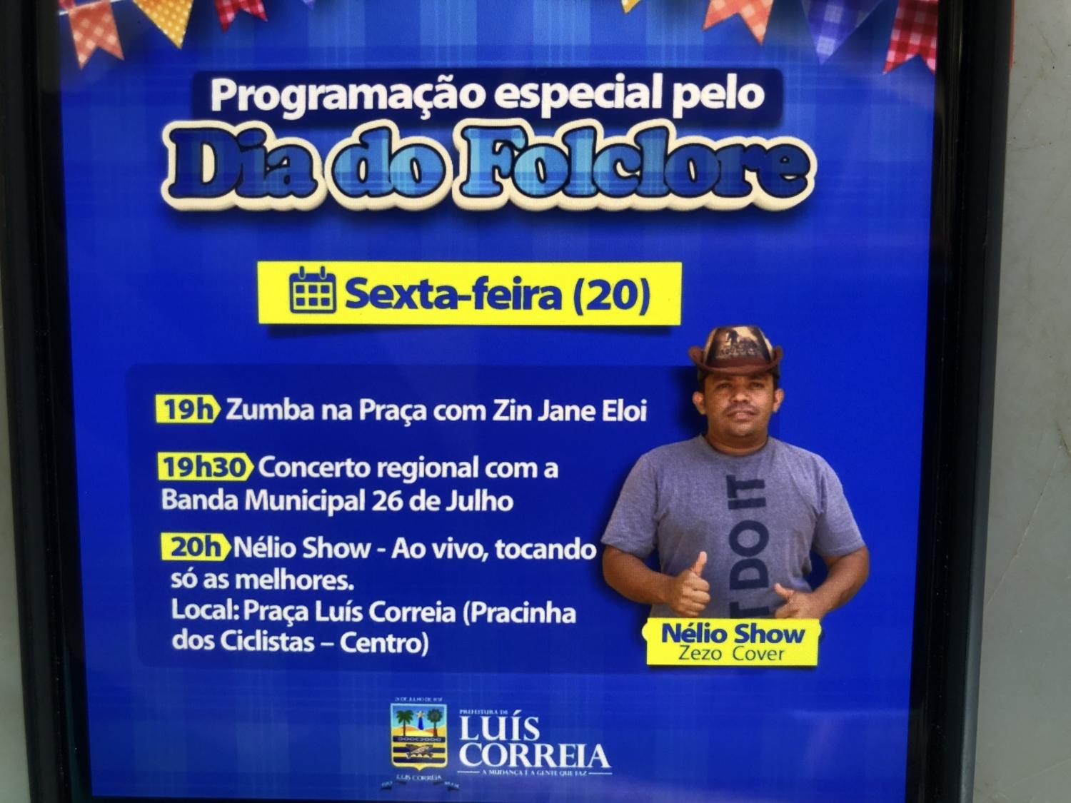 Programação especial pelo dia do folclore